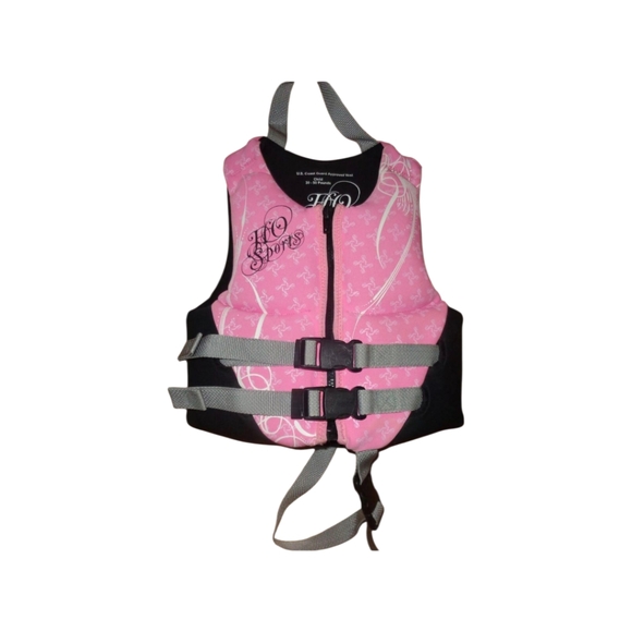 Other - Pink and Black KIDS SKI LIFE VEST
